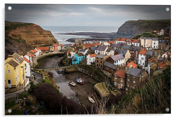  Staithes Acrylic by Laura Kenny