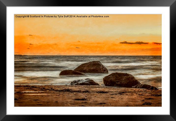  From Seamill to Ailsa Craig Framed Mounted Print by Tylie Duff Photo Art