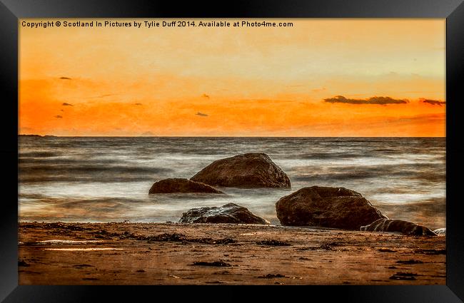  From Seamill to Ailsa Craig Framed Print by Tylie Duff Photo Art