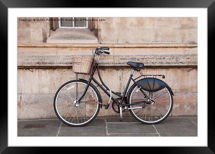  Cambridge Bicycle Framed Mounted Print by Martin Parratt