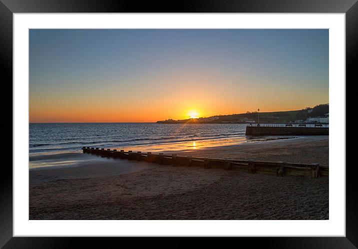  Sunrise Framed Mounted Print by Val Saxby LRPS