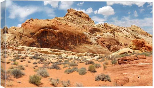 Valley of Fire Canvas Print by Mary Lane