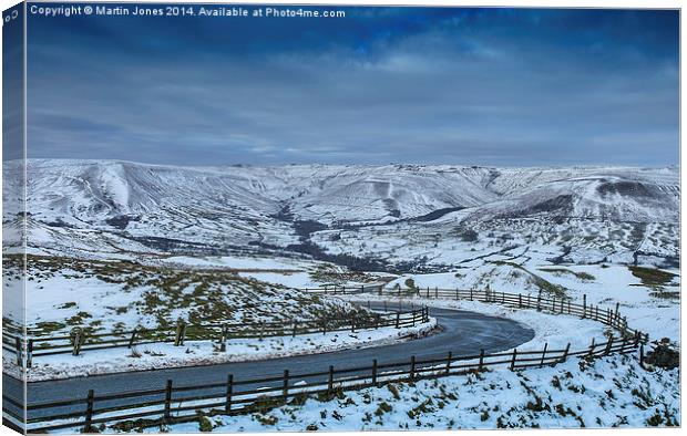  The Road into Edale Canvas Print by K7 Photography