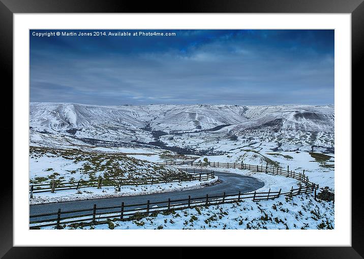  The Road into Edale Framed Mounted Print by K7 Photography