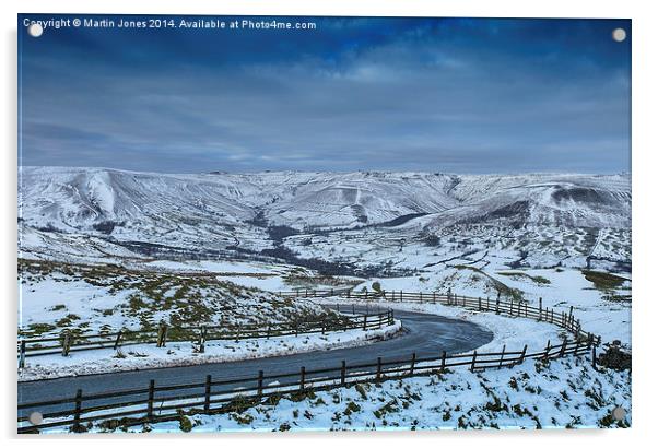  The Road into Edale Acrylic by K7 Photography