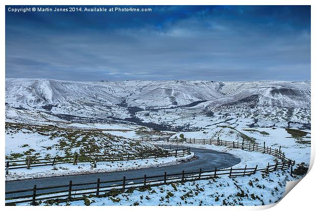  The Road into Edale Print by K7 Photography