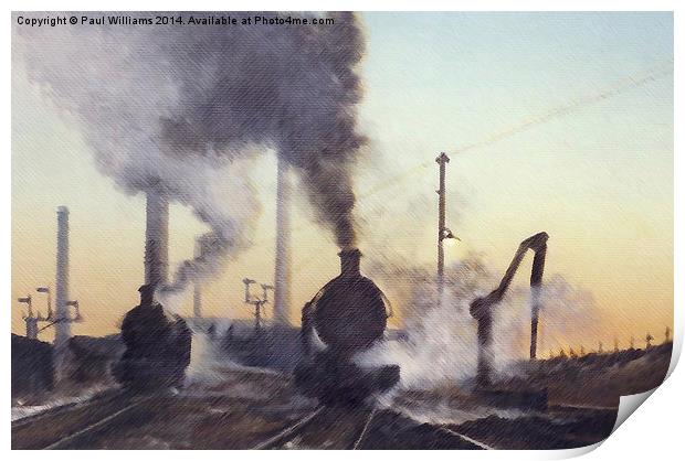  Dawn Steam Print by Paul Williams