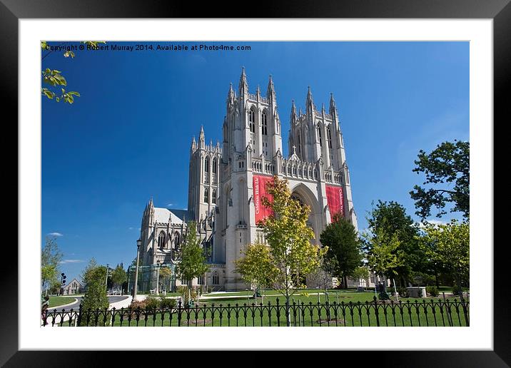 National Cathedral Washington Framed Mounted Print by Robert Murray