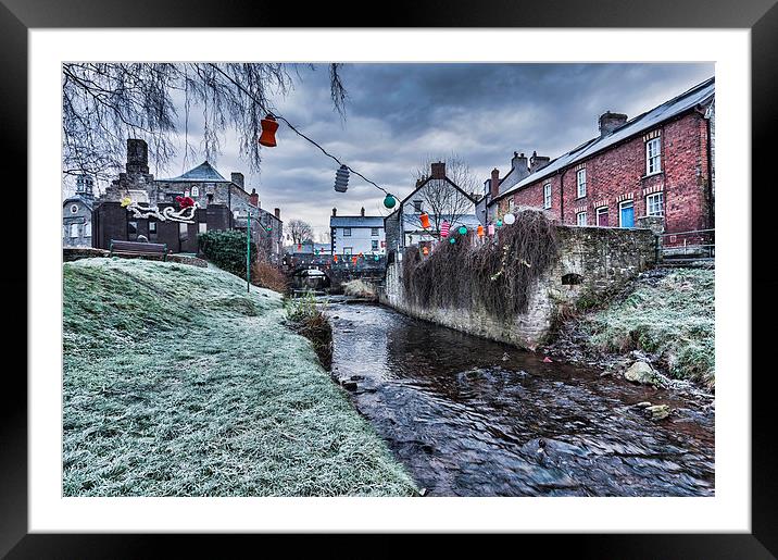 A Frosty Morning In Talgarth Framed Mounted Print by Steve Purnell