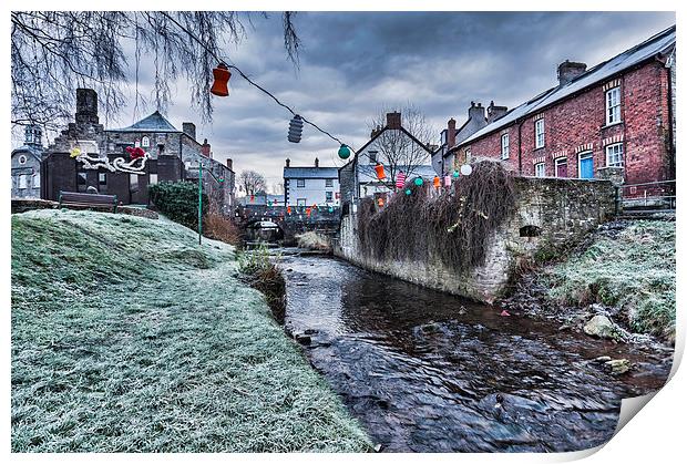 A Frosty Morning In Talgarth Print by Steve Purnell
