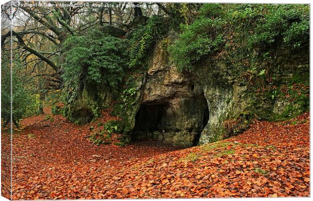  King Arthurs Cave Canvas Print by Diana Mower