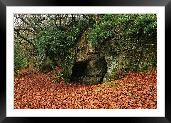  King Arthurs Cave Framed Mounted Print by Diana Mower