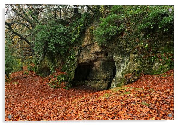  King Arthurs Cave Acrylic by Diana Mower