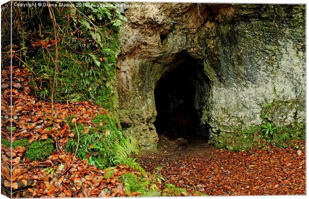  King Arthurs Cave Canvas Print by Diana Mower