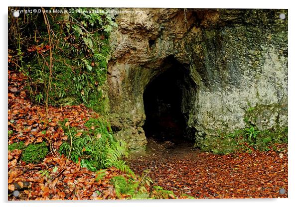  King Arthurs Cave Acrylic by Diana Mower