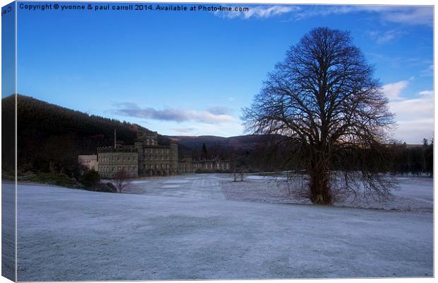 Taymouth Castle, Kenmore Canvas Print by yvonne & paul carroll