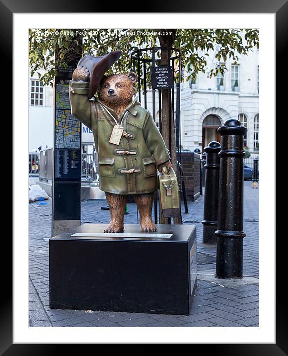  Parka Bear Framed Mounted Print by Philip Pound