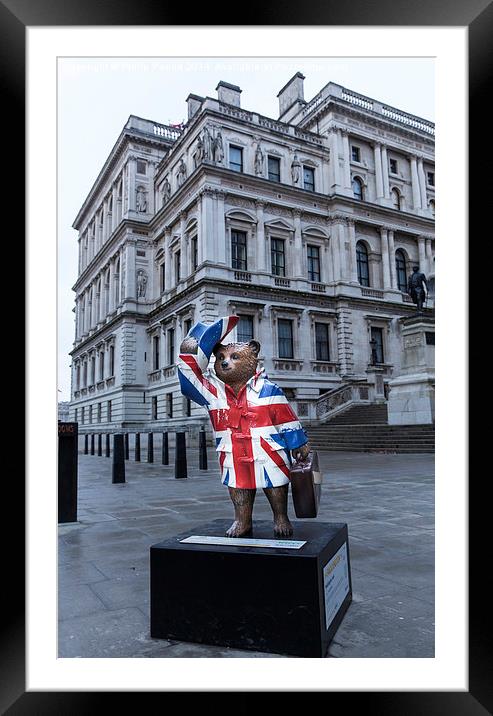  Paddington Jack Statue Framed Mounted Print by Philip Pound