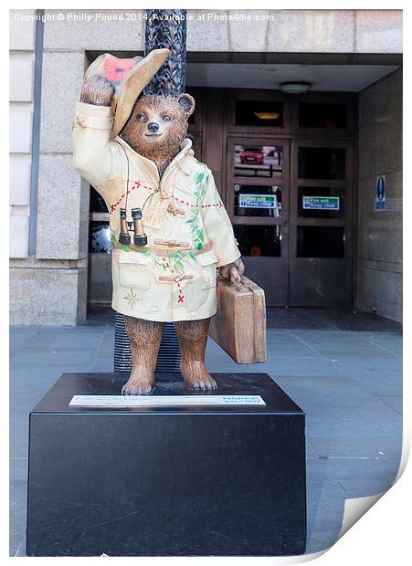 Paddington The Explorer  Print by Philip Pound