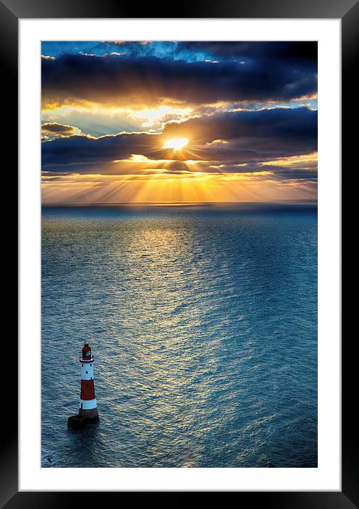  Beachy Head Daybreak Framed Mounted Print by Phil Clements