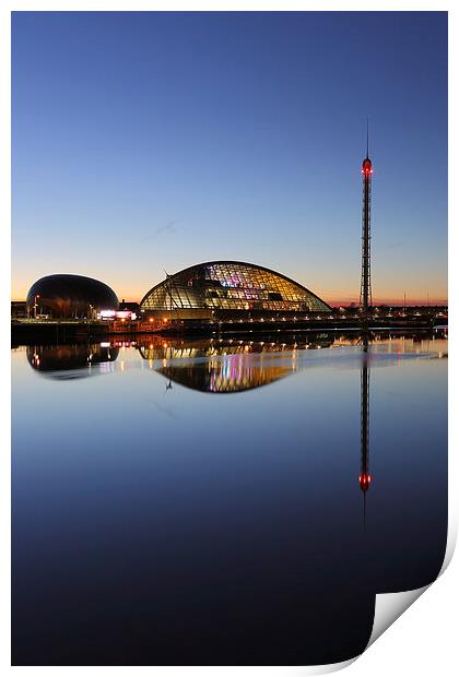  Clyde Twilight Reflections Print by Grant Glendinning