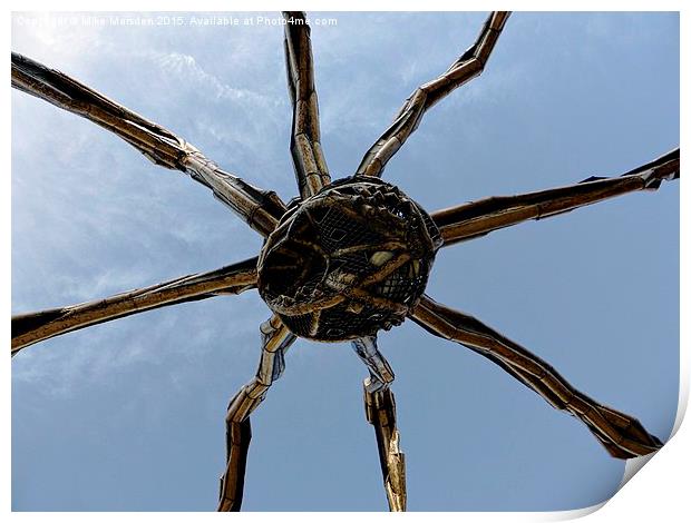 Maman Spider Sculpture  Print by Mike Marsden