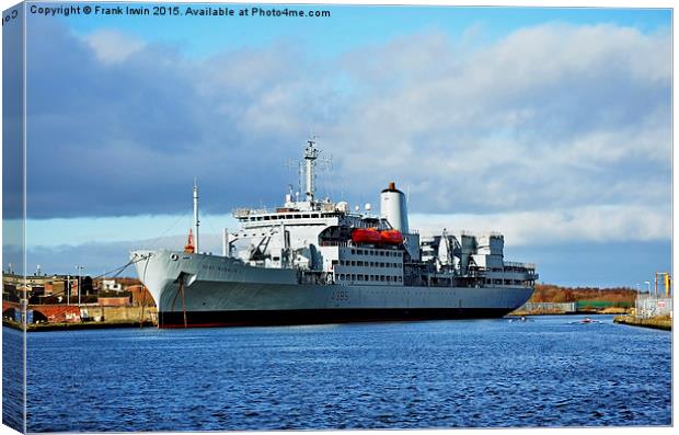  RFA Fort Rosalie, Auxiliary Fleet Support (AFSH)  Canvas Print by Frank Irwin