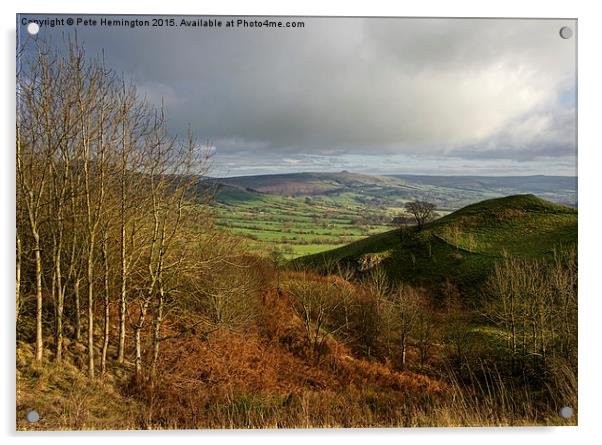  Looking into Edale Acrylic by Pete Hemington