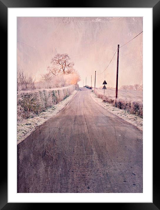 Follow in  my footsteps  Framed Mounted Print by Dawn Cox