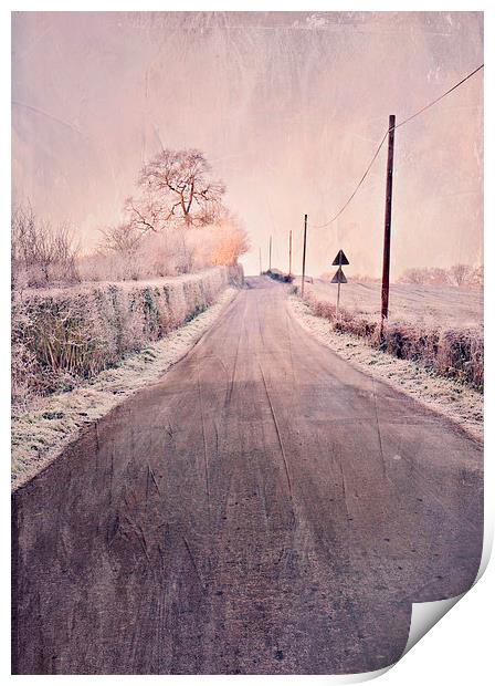 Follow in  my footsteps  Print by Dawn Cox