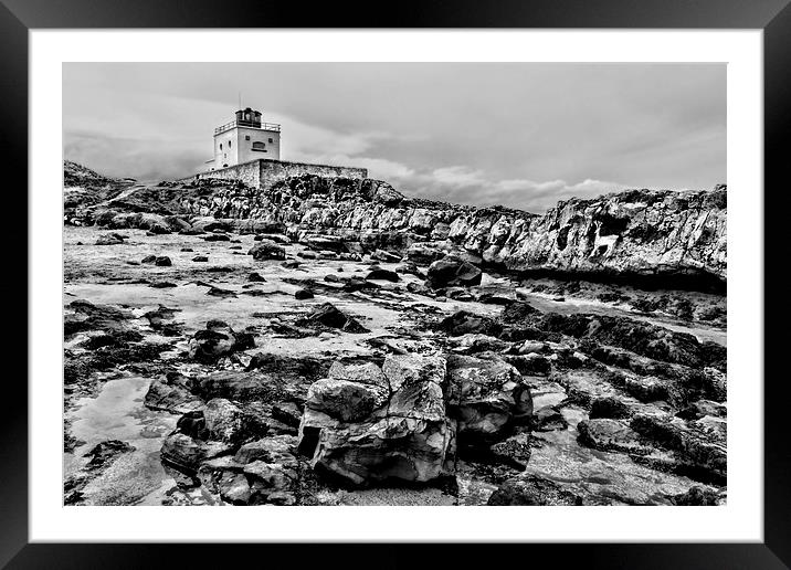  stag rock Framed Mounted Print by Northeast Images