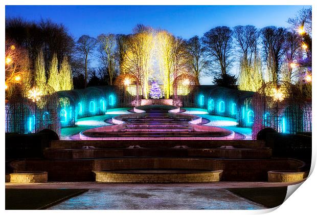  Alnwick Garden Print by Northeast Images