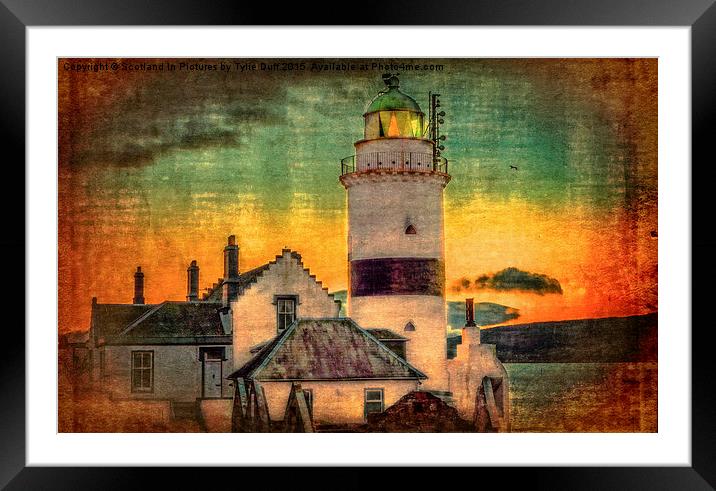 The Cloch Lighthouse Framed Mounted Print by Tylie Duff Photo Art