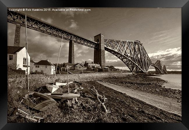  Forth Rail Bridge  Framed Print by Rob Hawkins