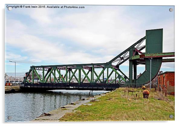  Duke Street Bascule Bridge. Acrylic by Frank Irwin