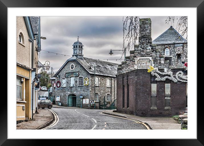 Talgarth Town Hall 2 Framed Mounted Print by Steve Purnell