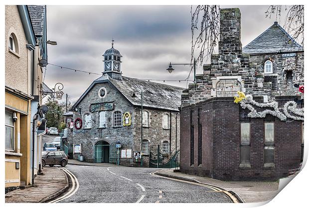 Talgarth Town Hall 2 Print by Steve Purnell