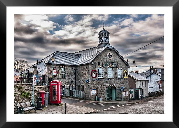 Talgarth Town Hall 3 Framed Mounted Print by Steve Purnell