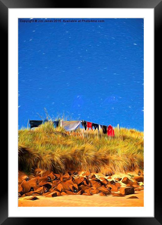  Washing Day Framed Mounted Print by Jim Jones