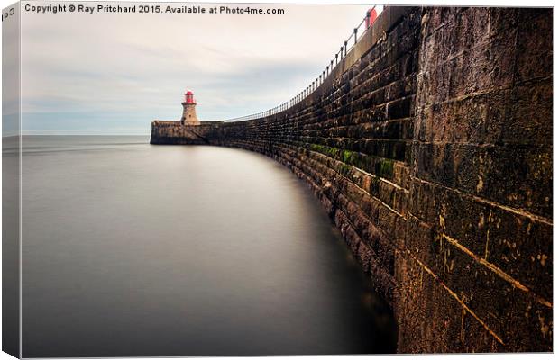  South Shields Pier Canvas Print by Ray Pritchard