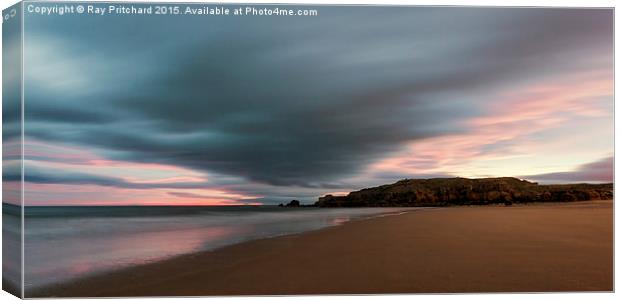  South Shields Beach on New Years Day 2015 Canvas Print by Ray Pritchard
