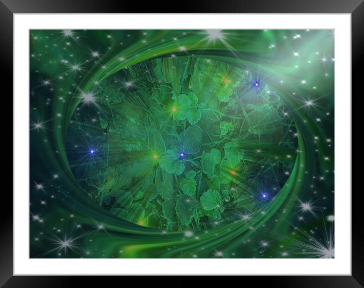  Intergalactic Maestrom. Framed Mounted Print by Heather Goodwin