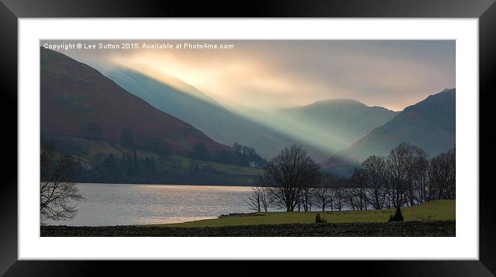  The Rays Framed Mounted Print by Lee Sutton