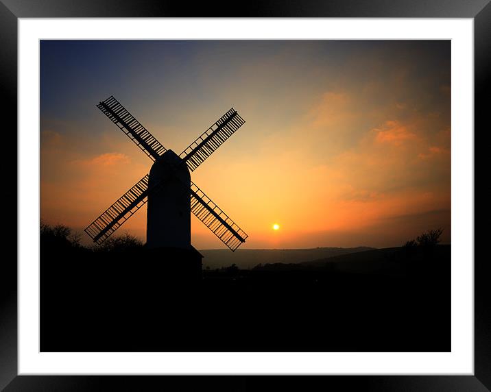 Jill Windmill Framed Mounted Print by Chester Tugwell