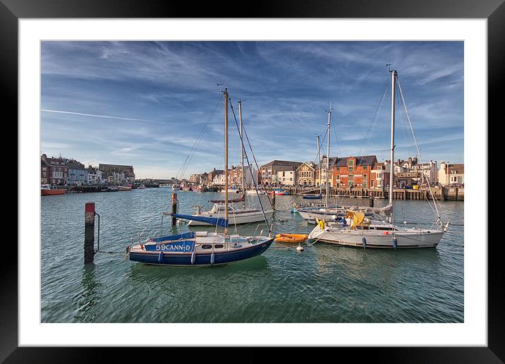  Weymouth's Outer Harbour. Framed Mounted Print by Mark Godden