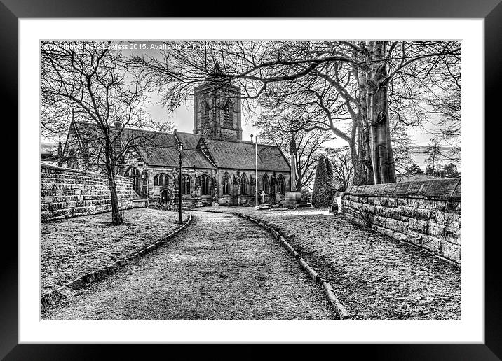  St Helen's Church Framed Mounted Print by Pete Lawless