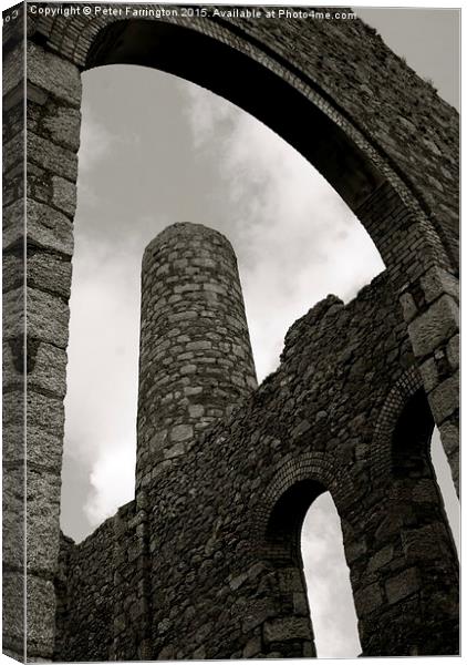  Ghost Mine Canvas Print by Peter Farrington