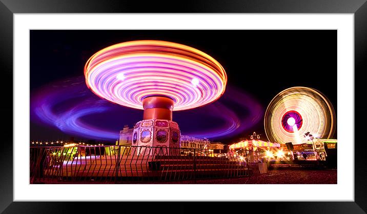 UFO Framed Mounted Print by Chester Tugwell