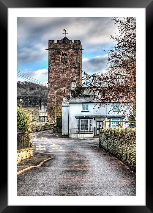 St Gwendolines Church Talgarth 2 Framed Mounted Print by Steve Purnell