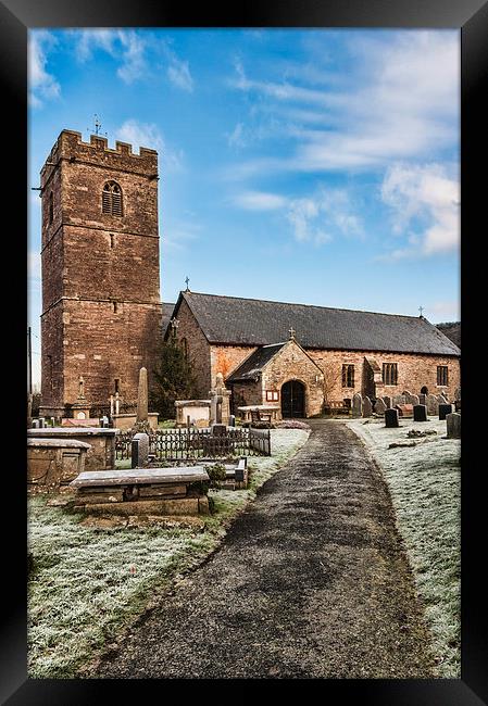 St Gwendolines Church Talgarth 4 Framed Print by Steve Purnell